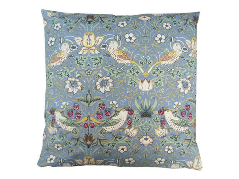 William Morris Gallery Blue Strawberry Thief Minor Cushions - Prices start for 2